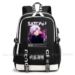 Jujutsu Kaisen Backpack Anime Mochila Student Casual Schoolbag Boys Girls Gift Book Bag Lightweight Daily Travel Rucksack