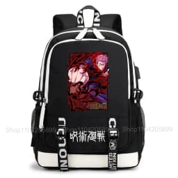 Jujutsu Kaisen Backpack Anime Mochila Student Casual Schoolbag Boys Girls Gift Book Bag Lightweight Daily Travel Rucksack