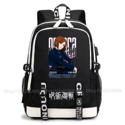 Jujutsu Kaisen Backpack Anime Mochila Student Casual Schoolbag Boys Girls Gift Book Bag Lightweight Daily Travel Rucksack
