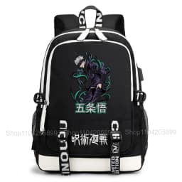 Jujutsu Kaisen Backpack Anime Mochila Student Casual Schoolbag Boys Girls Gift Book Bag Lightweight Daily Travel Rucksack