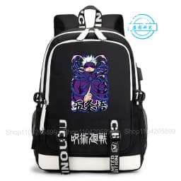 Jujutsu Kaisen Backpack Anime Mochila Student Casual Schoolbag Boys Girls Gift Book Bag Lightweight Daily Travel Rucksack