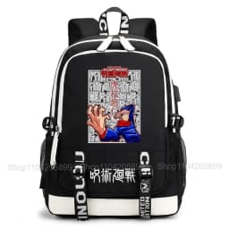 Jujutsu Kaisen Backpack Anime Mochila Student Casual Schoolbag Boys Girls Gift Book Bag Lightweight Daily Travel Rucksack
