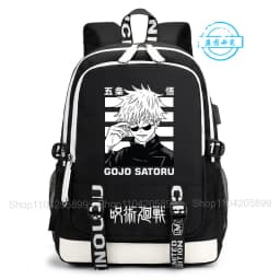 Jujutsu Kaisen Backpack Anime Mochila Student Casual Schoolbag Boys Girls Gift Book Bag Lightweight Daily Travel Rucksack