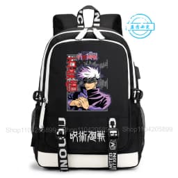 Jujutsu Kaisen Backpack Anime Mochila Student Casual Schoolbag Boys Girls Gift Book Bag Lightweight Daily Travel Rucksack