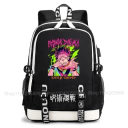 Jujutsu Kaisen Backpack Anime Mochila Student Casual Schoolbag Boys Girls Gift Book Bag Lightweight Daily Travel Rucksack