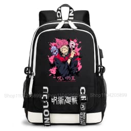 Jujutsu Kaisen Backpack Anime Mochila Student Casual Schoolbag Boys Girls Gift Book Bag Lightweight Daily Travel Rucksack