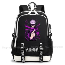 Jujutsu Kaisen Backpack Anime Mochila Student Casual Schoolbag Boys Girls Gift Book Bag Lightweight Daily Travel Rucksack