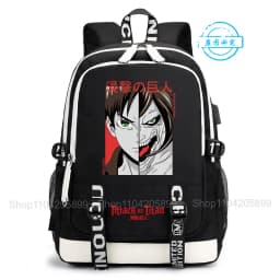 Attack on Titan Backpack Anime Mochila Student School Bag Boys Girls Gift Casual Daily Travel Rucksack