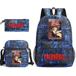 Fairy Tail Backpack Anime Mochia Student Boys Girls School Bag Shoulder Bag Pencil Case Daily Travel Rucksack