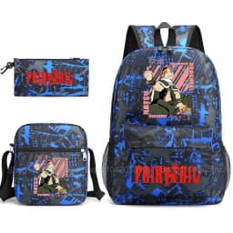 Fairy Tail Backpack Anime Mochia Student Boys Girls School Bag Shoulder Bag Pencil Case Daily Travel Rucksack