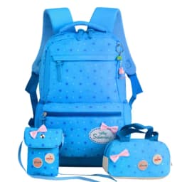 Bunnyfly 3pcs/Set Kids School Bag Backpack Set Fashion Lovely Children's Backpack for Girls Student Mochila Sac