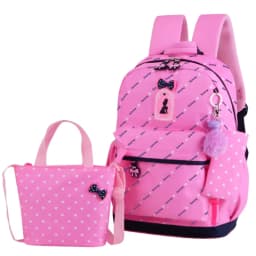 Bunnyfly 3pcs/Set Kids School Bag Backpack Set Fashion Lovely Children's Backpack for Girls Student Mochila Sac