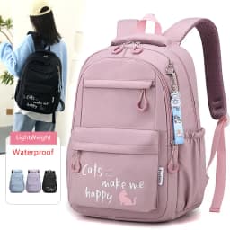 kids school bag cute pink school backpack for girls children kawaii bookbag primary middle students gift large capacity backpack