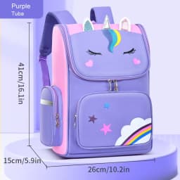 Kid Backpack for Girl Unicorn Children Bookbag Rainbow Eyes School Bag Teen Girl Backpack for Traveling Waterproof Mochilas