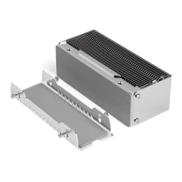 TEUCER M.2 SSD Heat Sink M2 2280 NVME Cooler Kit Dual Heat Tube Aluminum Copper Material PC Solid State Drive Radiator