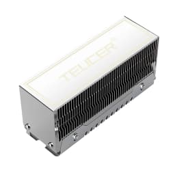 TEUCER M.2 SSD Heat Sink M2 2280 NVME Cooler Kit Dual Heat Tube Aluminum Copper Material PC Solid State Drive Radiator