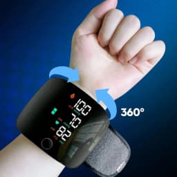 Medical Automatic Sphygmomanometer Digital Wrist BP Blood Pressure Monitor PR Pulse Meter Tonometer