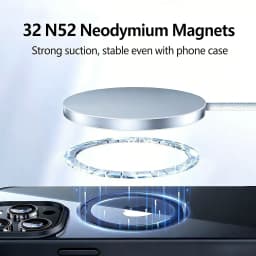New Qi2.2 Magnetic Charger for MagSafe 25W Super Wireless Fast Charging for iPhone 17 16 15 14 13 12 Pro Max Samsung S25 S23 S22