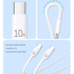 120W 10A Dual USB-C To Type C Super Fast Charging Data Cable For iPhone15 Samsung Huawei Quick Cord Transfer Wire 0.25m/1m/2m/3m