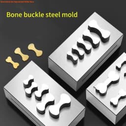 Jewelry Clasp Press Tool Set Necklace Punching Molds Bracelet Making Molds Adjustable Steel Die Cutter for Jewelry