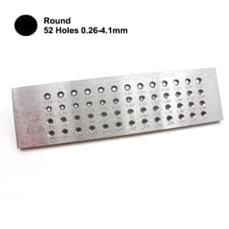Tungsten Carbide Wire Drawplate for Jewelry Making Round Semicircle Square Hexagon Rectangle Triangle Oval Shape
