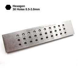 Tungsten Carbide Wire Drawplate for Jewelry Making Round Semicircle Square Hexagon Rectangle Triangle Oval Shape