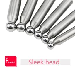 PHYHOO High Quality Round Head Punching Drill Gold Silver Copper Bells Jewelry Making Tools