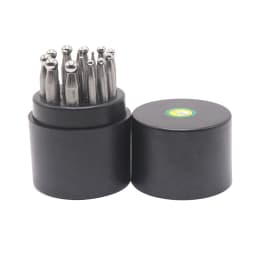 PHYHOO High Quality Round Head Punching Drill Gold Silver Copper Bells Jewelry Making Tools