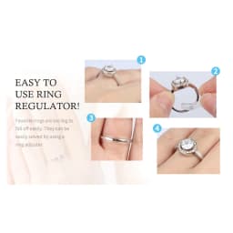 8/12/34 Pcs/Set Silicone Invisible Clear Ring Size Adjuster Guard Tightener Resizing Jewelry Tools Resizer Loose Rings