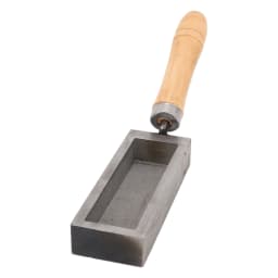 Gold Bar Casting Mold Silver Ingot Mold 4 Inch Portable Oil Gold Bar Cast Iron Ingot Mold for DIY