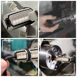 Expanding Stainless Steel Ring Mandrel with Hex Allen Key, Heavy Duty Ring Shaper Tool for Ring Turning and Ring Making, Ring S