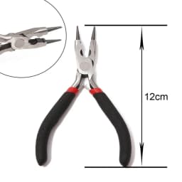 Mini Pliers Tools Set for Jewelry Making Beading round Flat Long Needle Nose Cutting Wire Complete Beading Jewelry Equipment Kit