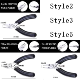 3PCS/Set Stainless Steel Pliers for Jewelry Making Supplies Wire Cutter Plier DIY Jewellery Repair Handcraft Tools Accessories