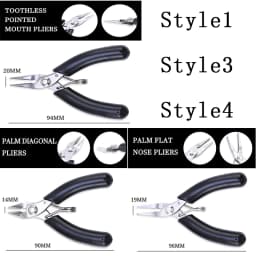 3PCS/Set Stainless Steel Pliers for Jewelry Making Supplies Wire Cutter Plier DIY Jewellery Repair Handcraft Tools Accessories