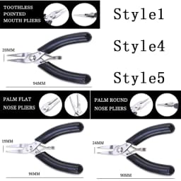 3PCS/Set Stainless Steel Pliers for Jewelry Making Supplies Wire Cutter Plier DIY Jewellery Repair Handcraft Tools Accessories