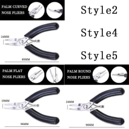 3PCS/Set Stainless Steel Pliers for Jewelry Making Supplies Wire Cutter Plier DIY Jewellery Repair Handcraft Tools Accessories