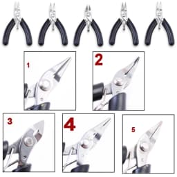 3PCS/Set Stainless Steel Pliers for Jewelry Making Supplies Wire Cutter Plier DIY Jewellery Repair Handcraft Tools Accessories