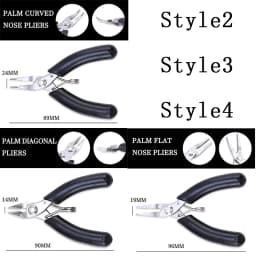 3PCS/Set Stainless Steel Pliers for Jewelry Making Supplies Wire Cutter Plier DIY Jewellery Repair Handcraft Tools Accessories