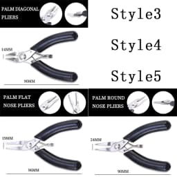 3PCS/Set Stainless Steel Pliers for Jewelry Making Supplies Wire Cutter Plier DIY Jewellery Repair Handcraft Tools Accessories