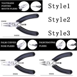 3PCS/Set Stainless Steel Pliers for Jewelry Making Supplies Wire Cutter Plier DIY Jewellery Repair Handcraft Tools Accessories