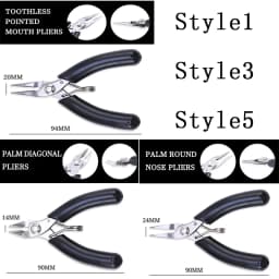 3PCS/Set Stainless Steel Pliers for Jewelry Making Supplies Wire Cutter Plier DIY Jewellery Repair Handcraft Tools Accessories