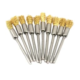 50pcs Polishing Wheels Bristle Brass Steel Wire Abrasive Brush Buffing Brushes Jewelry Making Tools