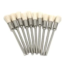 50pcs Polishing Wheels Bristle Brass Steel Wire Abrasive Brush Buffing Brushes Jewelry Making Tools