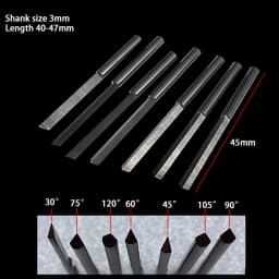 High Speed Steel Jewelers HSS Graver Jewelry Engraving Knife jewelry gravire jewelry graver pnumatic tools