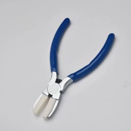 Nylon Jaw Pliers Carbon Steel Craft Plat Nose Pliers DIY Tools For Beading, Looping, Shaping Wire, Jewelry Making