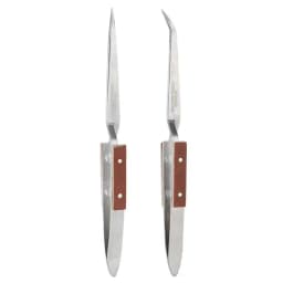 Jewelry Soldering Tweezers Straight Curved Tip Selflock Welding Tweezer Cross Locking Jewelry Making Tool Equipment for Jeweler