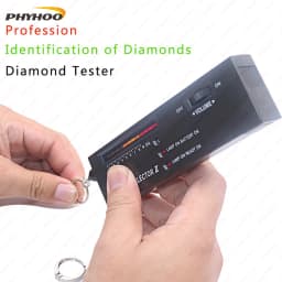PHYHOO High Accuracy Professional Jeweler Diamond Tester Pen Jewelry Diamond Selector For Novice and Expert