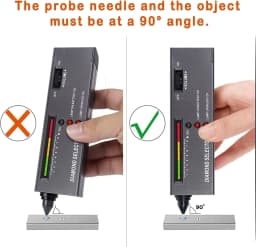 PHYHOO High Accuracy Professional Jeweler Diamond Tester Pen Jewelry Diamond Selector For Novice and Expert