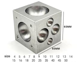 Dapping Block Professional Jeweler Metal Forming Shaping Tool for Jewelry Making