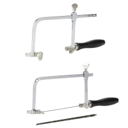 Adjustable Mini Hand Saw U Shape Jeweler's Sawbow Steel Hacksaw Spirals Saw Blade Kit DIY Hand Tool Jewelry Woodwork Craft Tools